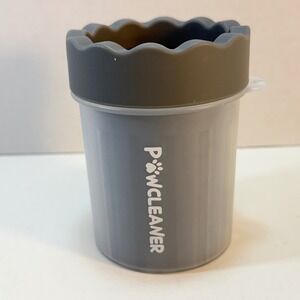PawCleaner Portable Dog Paw Washer Silicone Bristle‎ Muddy Foot Cleaner Grey
